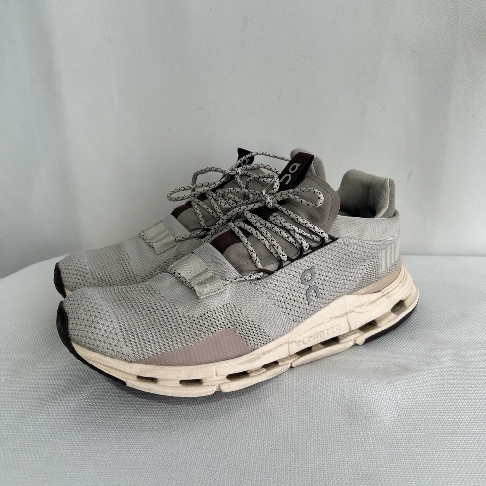 ON Cloud Nova Sneakers Pearl Shell Running Shoes 26.98124 Women's Sz 10.5